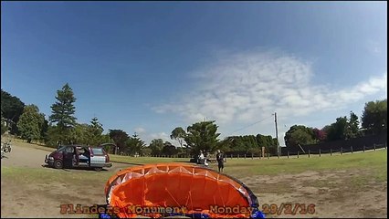 160229 Speedwing Paragliding Flinders Monument Victoria Australia