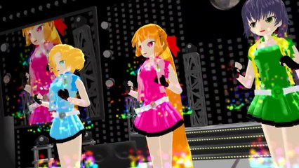 (MMD Newcomer) Bakunyumorion - PowerPuff Girls Z V.2 [Eng Sub]