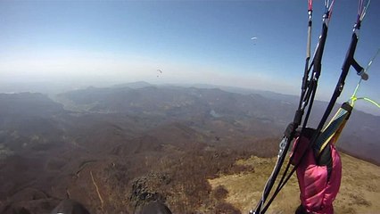 My first paragliding asymmetric collapse