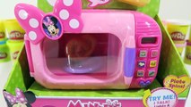 Minnie Mouse Marvelous Microwave Set Disney Toy Playset - Help Minnie Prepare Her Meal!