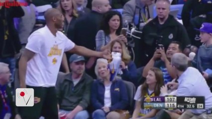 Kobe Bryant Give Fans the Shoes Off His Feet