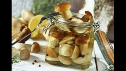 Белый гриб маринованный