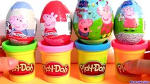 Play Doh Surprise Peppa Pig Muddy Puddles PlayDough Nurse Peppa Huevos Sorpresa by DisneyCollector