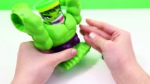 Play Doh Smashdown Hulk Can-Heads Featuring Iron Man From Marvel the Avengers Superheroes