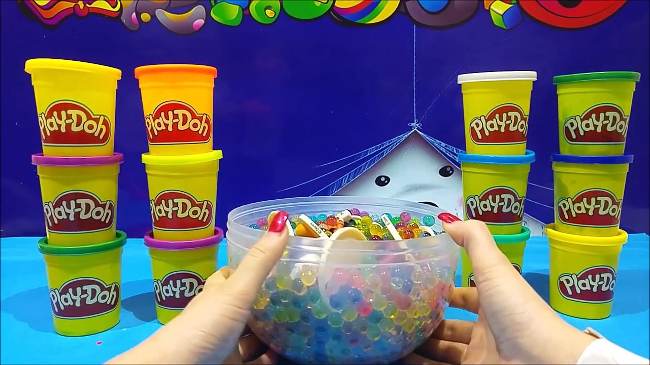 Mickey Mouse Clubhouse Play Doh Surprise Egg Orbeez Opening Donald Duck Goofy Pluto Minnie Mouse