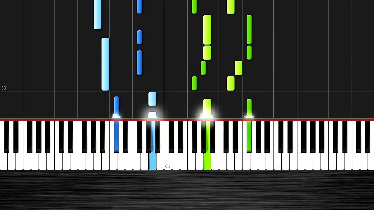 Forrest Gump Theme - Piano Cover/Tutorial by PlutaX - Synthesia