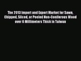Read The 2013 Import and Export Market for Sawn Chipped Sliced or Peeled Non-Coniferous Wood