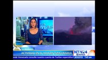 Ecuador emite alerta naranja por actividad volcánica en el Tungurahua