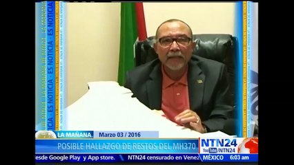 Australia dice que partes halladas en Mozambique concuerdan con patrón de búsqueda del vuelo MH370