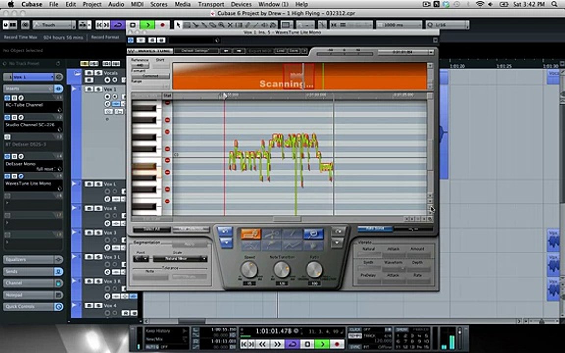 1 Minute Tutorials_ Auto-Tune Effect with Waves Tune LT