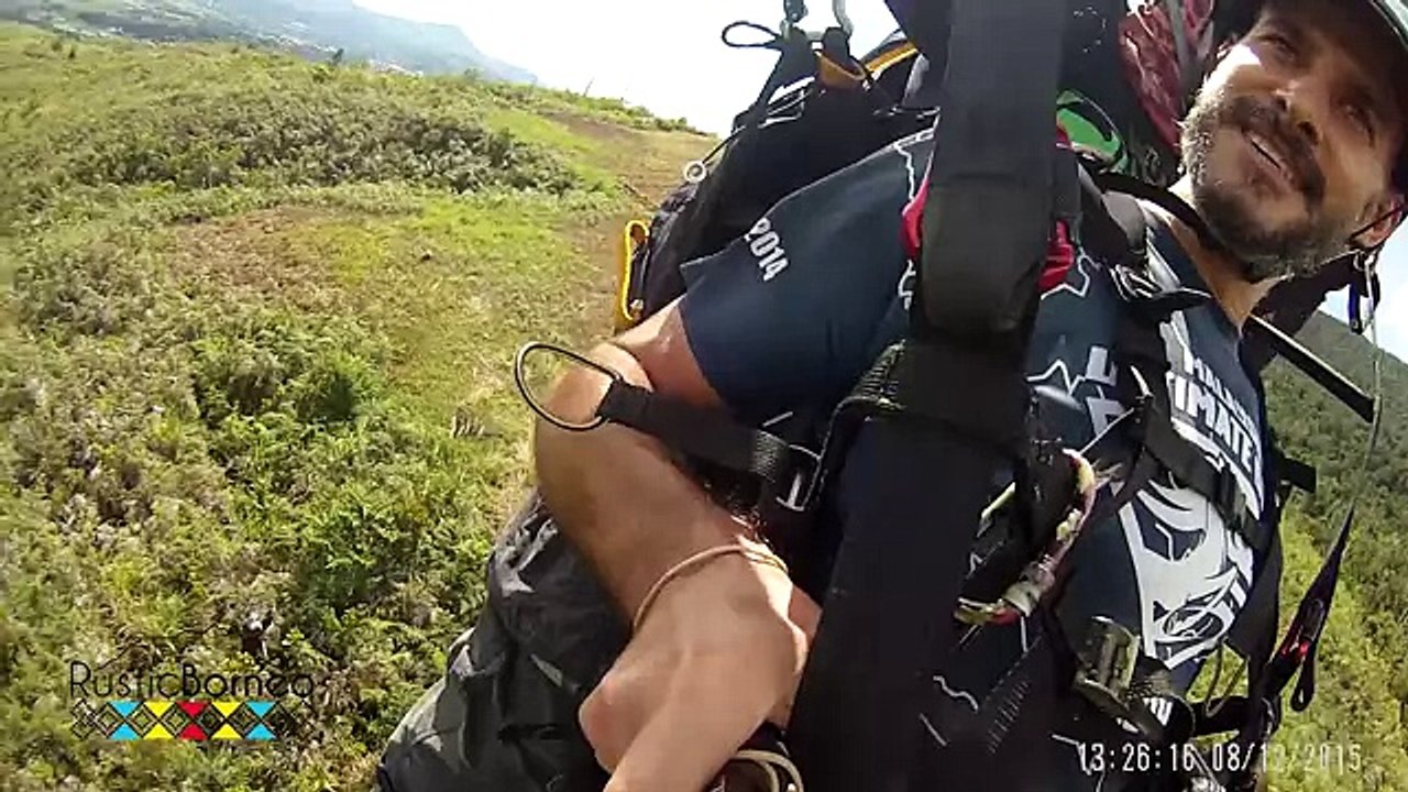 Paragliding in Sabah, Borneo