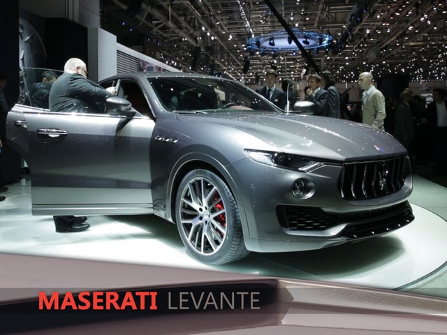 Maserati Levante en direct du salon de Genève...