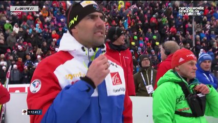 Biathlon - ChM : Le relais mixte français en or