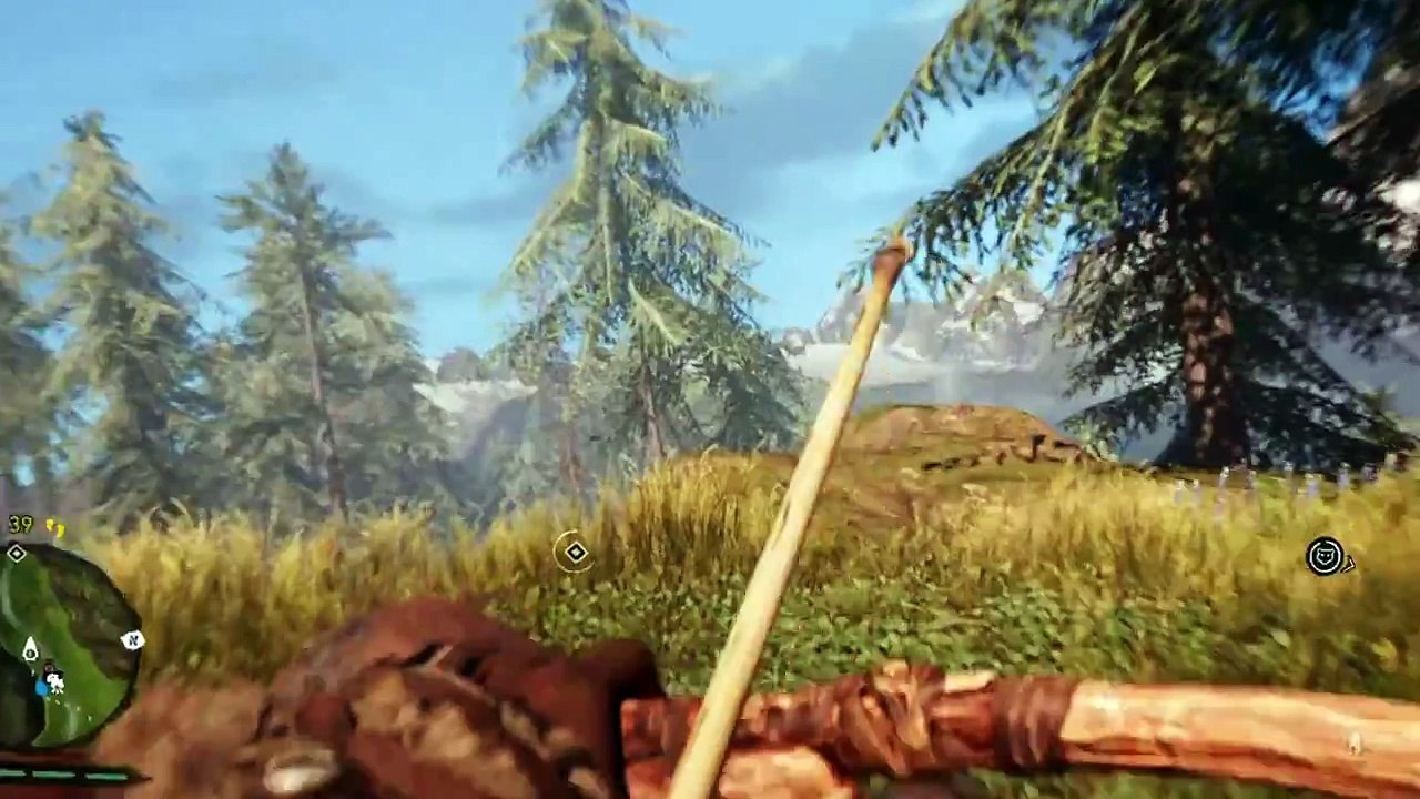 Far Cry Primal long shot bow arrow shot
