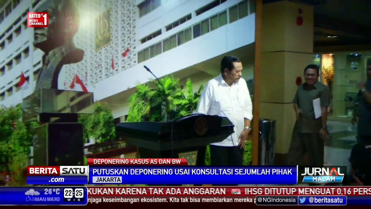 Jaksa Agung Deponering Kasus Samad dan BW