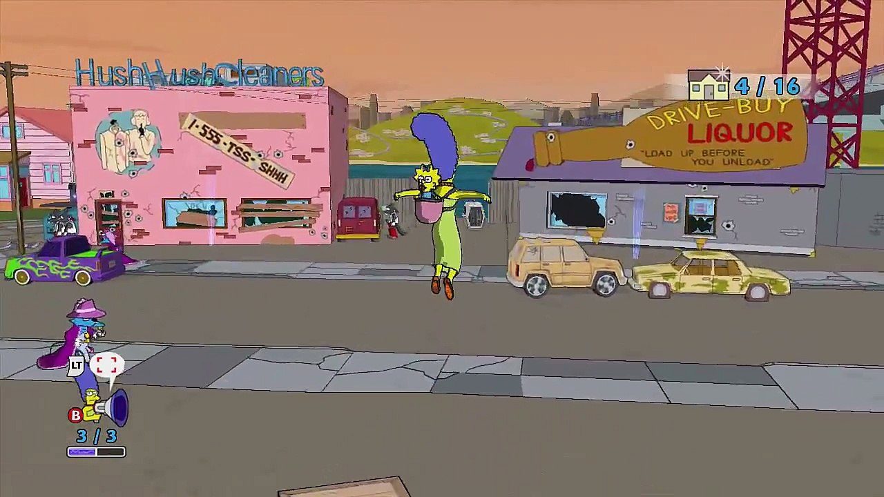 The Simpsons Game Walkthrough : Grand Theft Scratchy Part 1