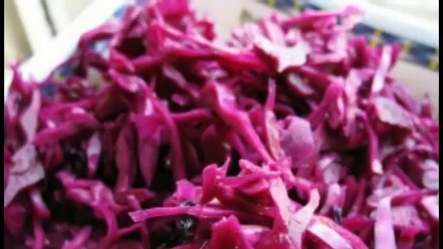 Капуста краснокочанная маринованная