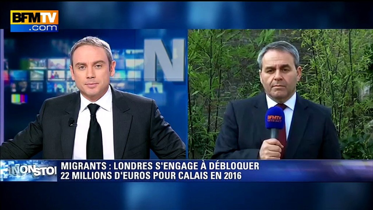 Xavier Bertrand: le problème de Calais "n'est p...