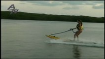 The AdrenalineTV Girls go PowerSki Jetboarding with Bob Montgomery