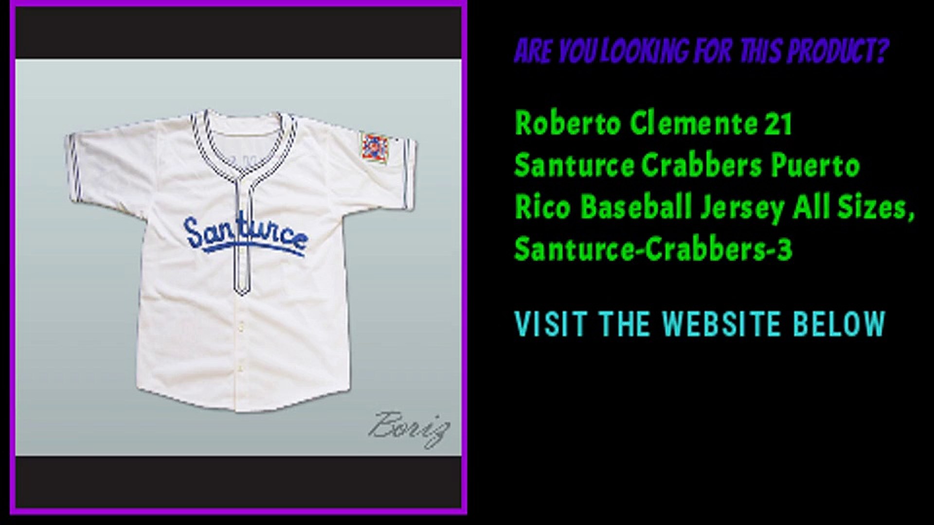 santurce baseball jersey
