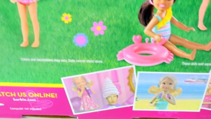 Descargar video: BARBIE Flippin Pup Pool Color Changing Little Mermaids Princess Ariel Chelsea Doll World Playset