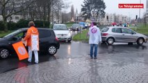 Brest. Des grévistes du CHU ont manifesté boulevard de l'Europe