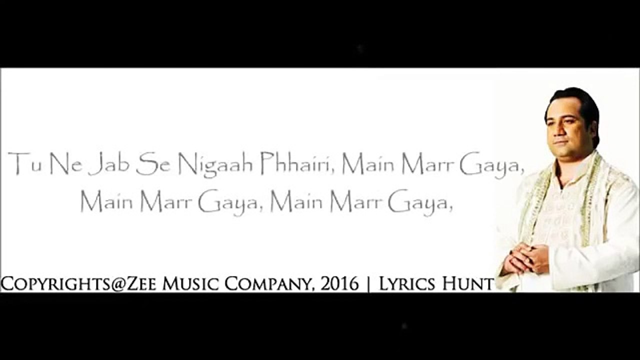 ---Mere Ankhon Se Nikle Ansoo   Rahat Fateh Ali Khan -u0026 Shreya Ghoshal   Ishq Forever   With Lyrics