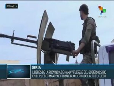 Rusos atestiguan firma de acuerdo de cese al fuego Siria-Rebeldes