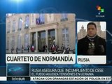 Cancilleres del Cuarteto de Normandía se reúnen en París