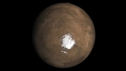Simulation 3D de la planète Mars par la NASA