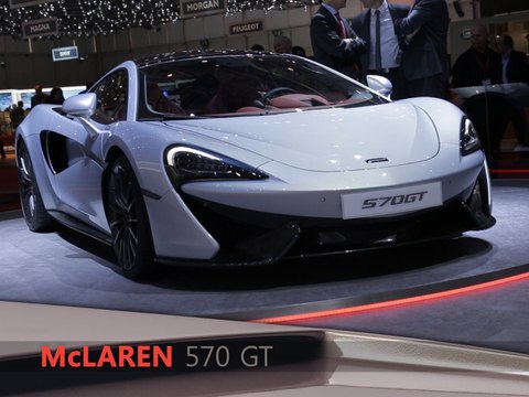 McLaren 570GT en direct du salon de Genève 2016