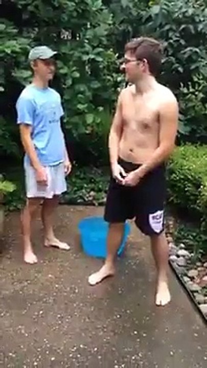 An unexpected cold water bath
