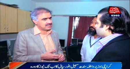 Karachi: Sindh Home Minister Sohail anwar sial visited Abbtakk News
