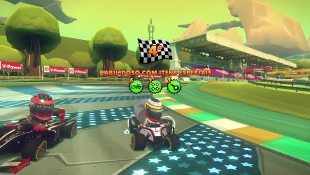 PS3 F1 Race stars campeonato 19 Trofeu estante cheia