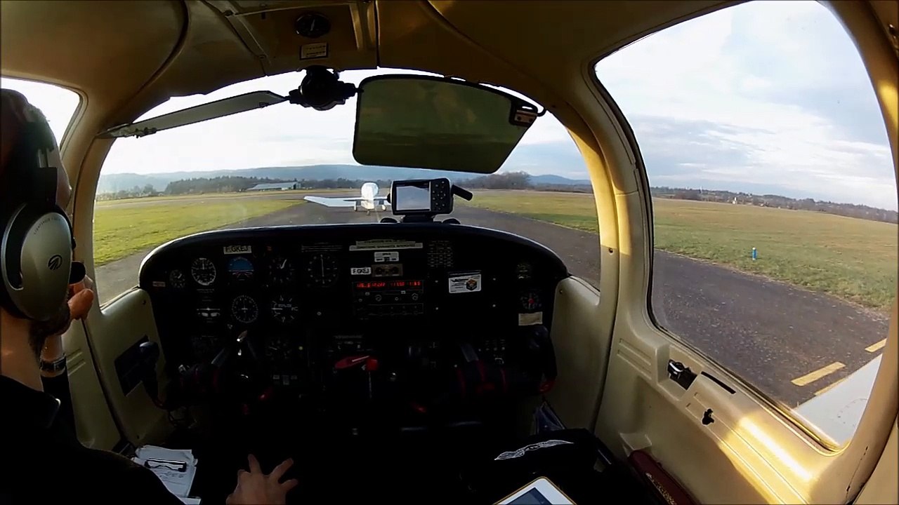 Retour à l'aéroclub en PA-38