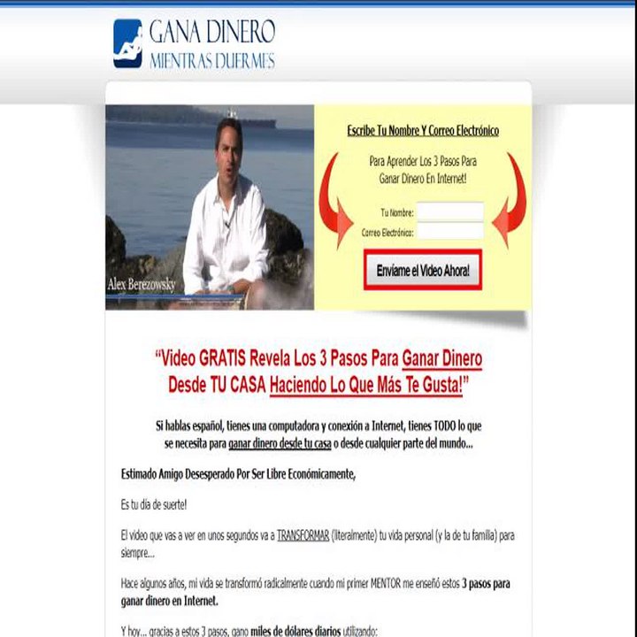 [Gana Dinero Mientras Duermes]. Afiliados de Alex Berezowsky. Trucos Para Ganar Dinero