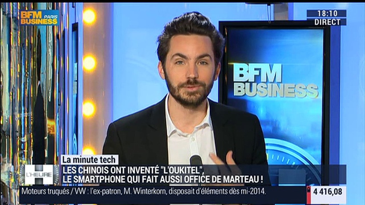 La Minute Tech: Les chinois inventent l'Oukitel, le smartphone qui fait aussi office de marteau - 03/03