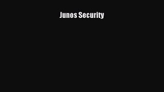 Read Junos Security PDF Online