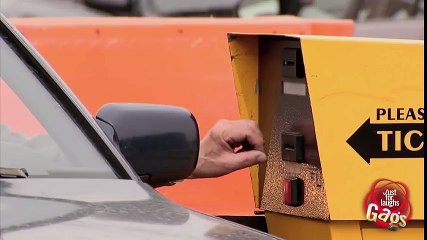 Sneaky Parking Lot Ticket Machine
