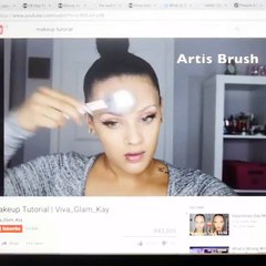 When girls use makeup tutorials..