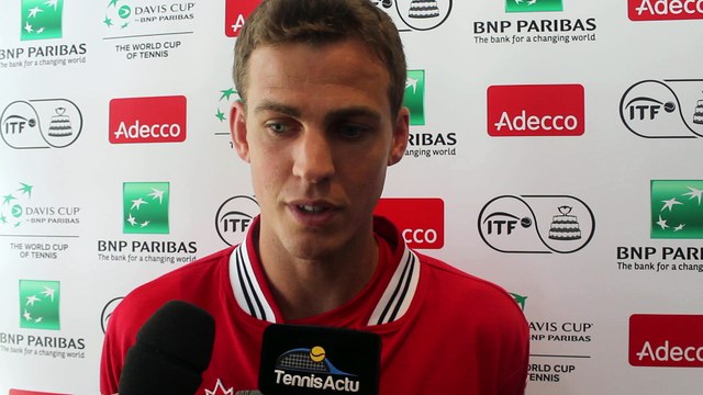 Coupe Davis 2016 - Vasek Pospisil n'a pas peur de l'équipe de France de Noah