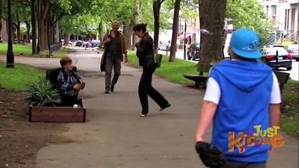 KID HIDING IN GRASS PRANK - Just Kidding