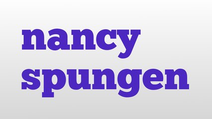 nancy spungen meaning and pronunciation