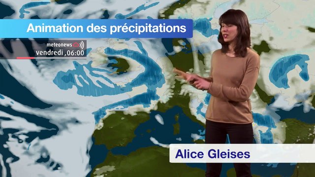 Prévisions météo pour le vendredi 4 mars