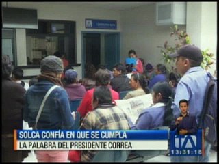 Solca confía en que se cumpla la palabra del presidente Correa