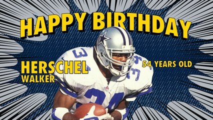 Happy 54th Birthday Herschel Walker