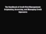 PDF The Handbook of Credit Risk Management: Originating Assessing and Managing Credit Exposures