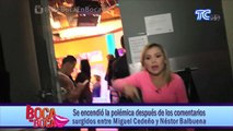 Néstor Balbuena molesto por comentarios de Miguel Cedeño y Emilio Pinargote