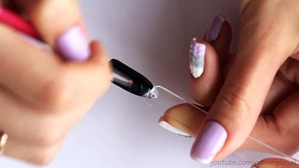 Литье на литье. Витражный гель лак. Дизайн ногтей объемная рептилия