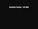 Download Volatility Trading   CD-ROM Free Books